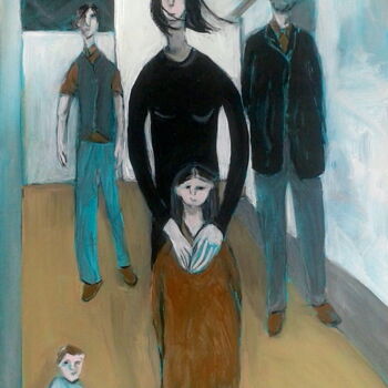 Картина под названием "figures" - Simon Taylor, Подлинное произведение искусства