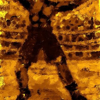Digital Arts titled "boxer" by Simon Taylor, Original Artwork, Digital Painting