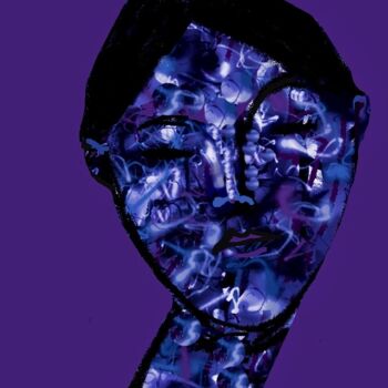 Digital Arts titled "head 2" by Simon Taylor, Original Artwork, Digital Painting