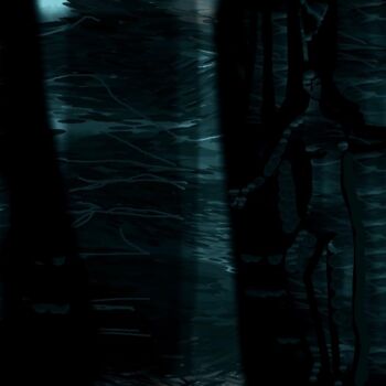 Arte digitale intitolato "forest dance" da Simon Taylor, Opera d'arte originale, Pittura digitale
