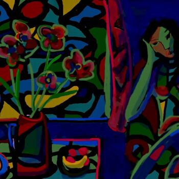 Цифровое искусство под названием "window 2" - Simon Taylor, Подлинное произведение искусства, Цифровая живопись