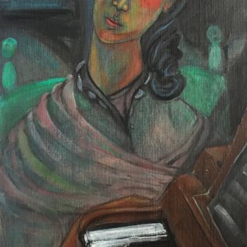 Peinture intitulée "pianist 1" par Simon Taylor, Œuvre d'art originale, Acrylique