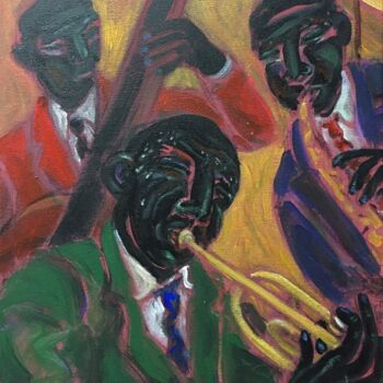 Painting titled "jazz 20" by Simon Taylor, Original Artwork, Acrylic
