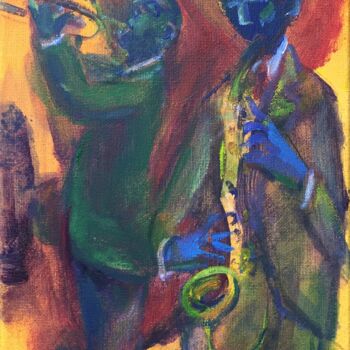 Painting titled "jazz 21" by Simon Taylor, Original Artwork, Acrylic