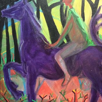 "horse ride" başlıklı Tablo Simon Taylor tarafından, Orijinal sanat, Akrilik