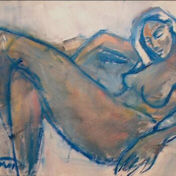 「Long legged woman」というタイトルの絵画 Simon Taylorによって, オリジナルのアートワーク