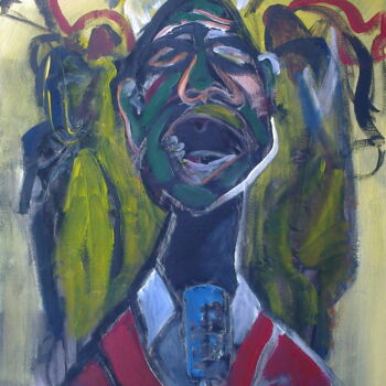 Painting titled "Singer" by Simon Taylor, Original Artwork
