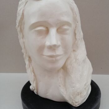 Sculpture titled "MADRE" by Simona Rovesti, Original Artwork, Plaster