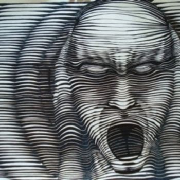 「scream」というタイトルの絵画 Simona Timofeiによって, オリジナルのアートワーク, その他