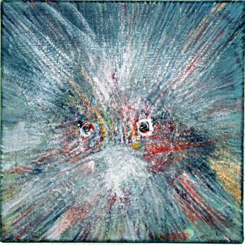 Картина под названием "Firebird" - Marc Simondin (SiMondin), Подлинное произведение искусства, Акрил