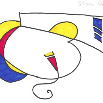 Arts numériques intitulée "Mouse or Man" par Simone Hardt, Œuvre d'art originale, Crayon