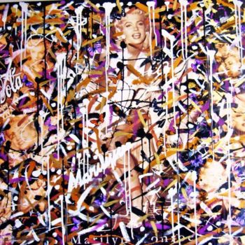 Collages titled "MARILYN 2010" by Simone Lazzarini, Original Artwork, Collages