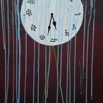 Картина под названием "Dream are my reality" - Simone Martina, Подлинное произведение искусства, Акрил Установлен на Деревян…