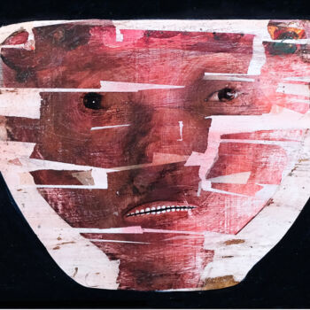Картина под названием "Senza titolo" - Simone Miletta (Mīlĕs), Подлинное произведение искусства, Акрил Установлен на Деревян…