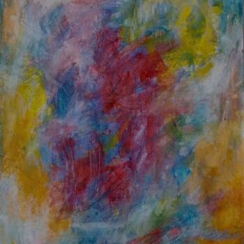 Malerei mit dem Titel "jaune et rouge" von Simone Savilia-Bessard (silvia), Original-Kunstwerk, Acryl
