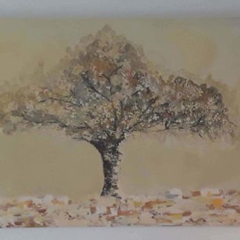Pintura intitulada "TREE OF ILUSIONS" por Simone Schneider, Obras de arte originais, Acrílico