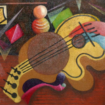 Peinture intitulée "Viola" par Domingos Siniscalchi Neto, Œuvre d'art originale, Huile