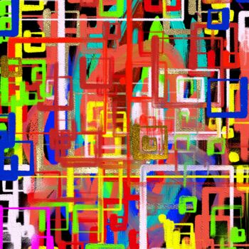 Цифровое искусство под названием "space of concept do…" - Simone Tirelli, Подлинное произведение искусства, Цифровая живопись