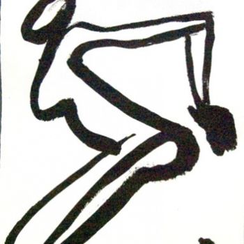 Peinture intitulée "Run" par Simone, Œuvre d'art originale, Huile