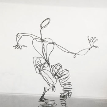 Sculpture titled "Wirey Leg Alternate…" by Simone, Original Artwork