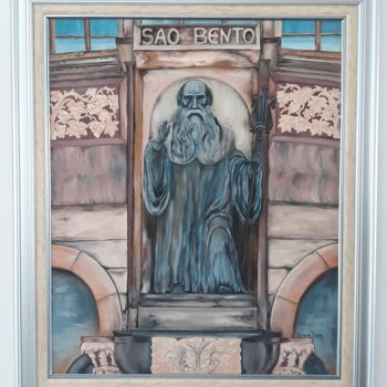 Painting titled "Sao Bento" by Simone Meier Meier, Original Artwork, Oil