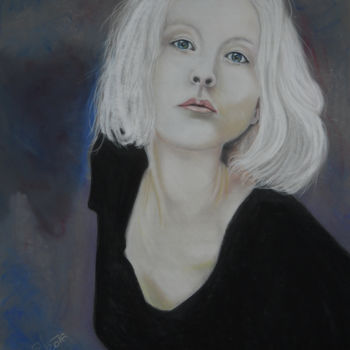 Painting titled "ATTITUDE" by Simonetti  Dit Sm, Original Artwork, Pastel