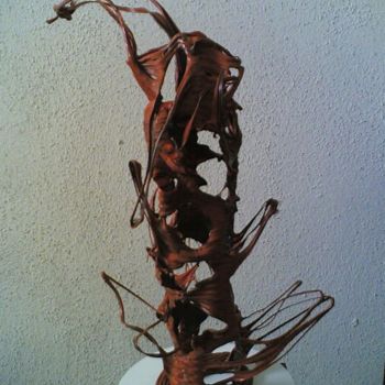 Sculpture titled "ALIEN" by Simonpietro. Simonpeter., Original Artwork, Plastic