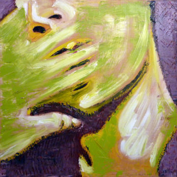 Pintura titulada "Le fumeur enivré" por Maria Iacuzzi (SIMPLE ART), Obra de arte original, Oleo