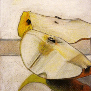 Drawing titled "Nature morte" by Maria Iacuzzi (SIMPLE ART), Original Artwork, Pastel