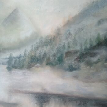 Pittura intitolato "Magla" da Sinaida Balen, Opera d'arte originale, Pastello