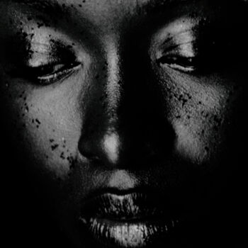Fotografía titulada "Diamant Noir (Black…" por Sinden Collier, Obra de arte original, Fotografía analógica