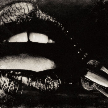 Fotografia intitulada "Shut Up" por Sinden Collier, Obras de arte originais, Fotografia de filme