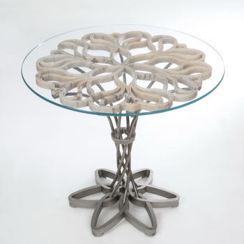 Design intitulée "table "VORTEX" (nat…" par Nenad Petrovic, Œuvre d'art originale, Meuble