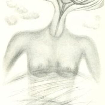 Zeichnungen mit dem Titel "Der Regen der Liebe…" von Sigrun Neumann (Sineu), Original-Kunstwerk, Andere