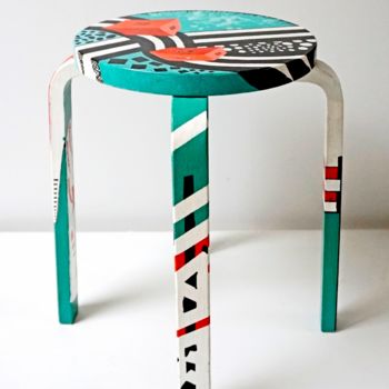Design titled "Tabouret" by Sinkié., Original Artwork, Furniture