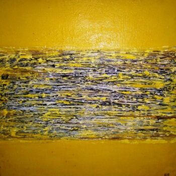 Painting titled "Yellow Paradigm" by Sio Montera, Original Artwork