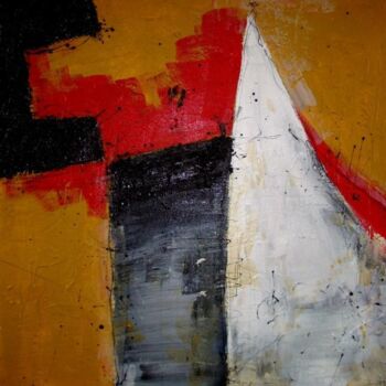 Картина под названием "In the Absence of D…" - Sio Montera, Подлинное произведение искусства, Масло