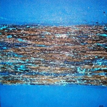 Painting titled "Blue Paradigm" by Sio Montera, Original Artwork