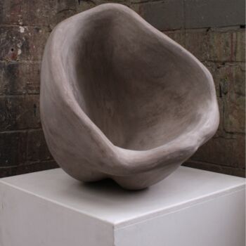 Sculpture titled "Between Rock 001" by Siobhán Joyce, Original Artwork, Plaster