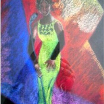 Peinture intitulée "Jazz voice 2" par Sylvie Briand, Œuvre d'art originale