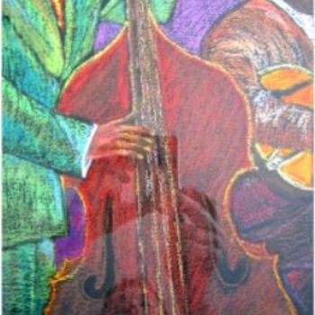 Painting titled "Le concert jazz" by Sylvie Briand, Original Artwork