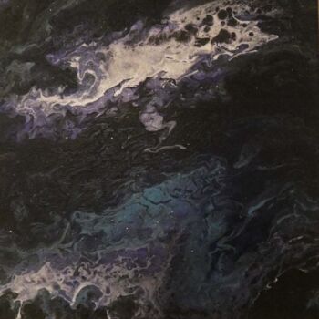Painting titled "Ocean inspiration" by Sista Christ'Elle, Original Artwork, Acrylic