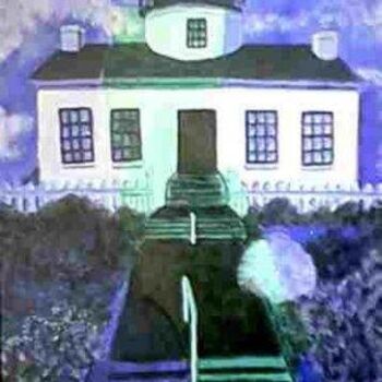 Painting titled "Cabrillo Lighthouse" by Sarah Johnson, Original Artwork, Other