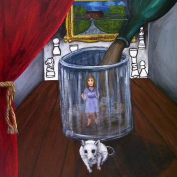 Painting titled "Who's Afraid of Vir…" by Sarah Johnson, Original Artwork