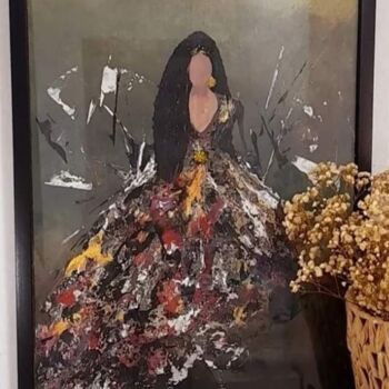 Painting titled "Fashion week 2" by Soukaina El Idrissi, Original Artwork, Acrylic