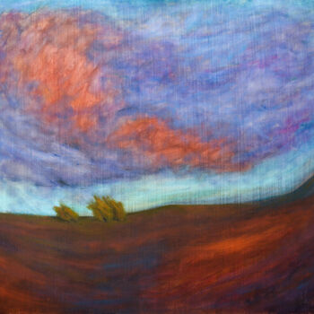 Pittura intitolato "Cloud" da Vladimir Skalkin, Opera d'arte originale, Olio