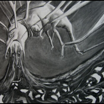 Desenho intitulada "Haunted Dreams" por Skarbog, Obras de arte originais, Outro
