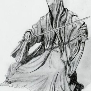 Drawing titled "Ringwraith" by Skarbog, Original Artwork, Other