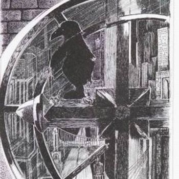 「Ворон」というタイトルの描画 Skitaletsによって, オリジナルのアートワーク