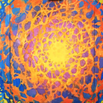 Картина под названием "Big Bang" - Sergey Sklyarov (Sklyar), Подлинное произведение искусства, Масло Установлен на Деревянна…